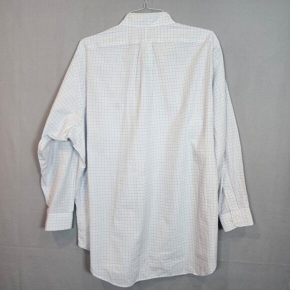 Ralph Lauren Yarmouth Black and Blue Grid Check Men's Size 17 32/33 - Picture 3 of 6